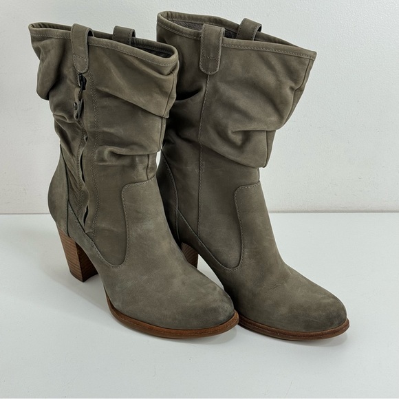 UGG Gray Heeled Boots - Picture 2 of 6